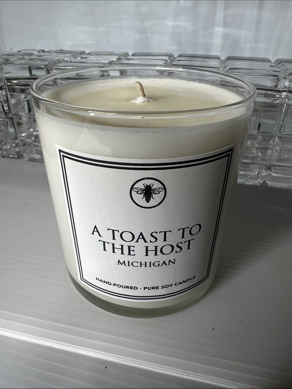 Ella B. Candles A Toast to the Host Michigan hand-poured pure soy candle